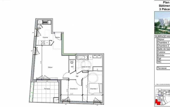 C. BIEN IMMOBILIER : Apartment | BLAGNAC (31700) | 64 m2 | 240 000 € 